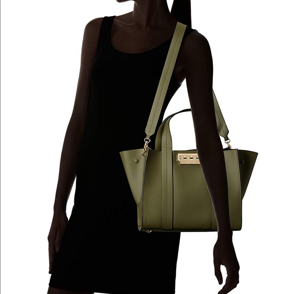 Zac Posen Eartha Iconic Small Shopper Moss